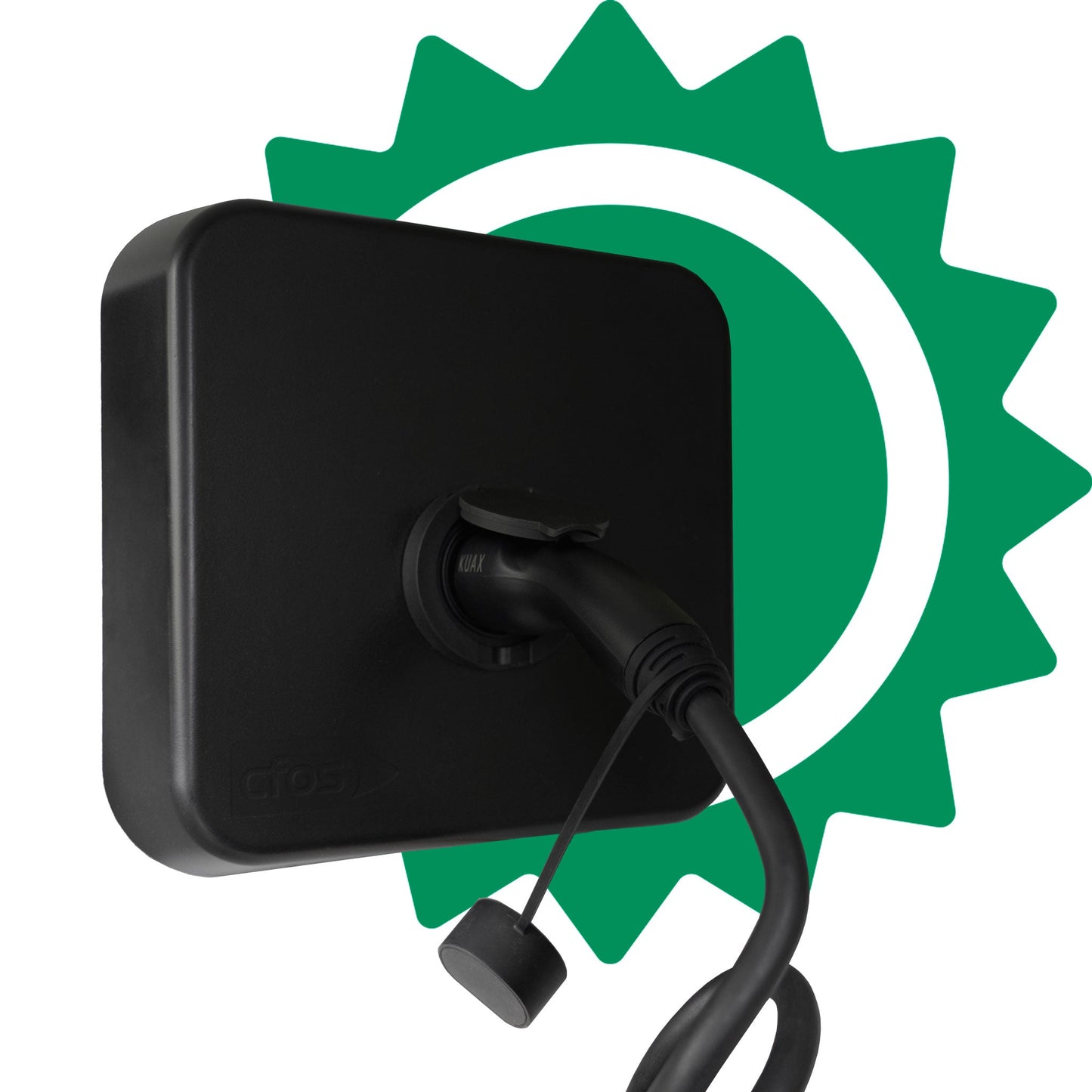 Aus Retoure: cFos Power Brain Wallbox Plug-In 11kW (Gen 1), Solar, mit Sichtfenster