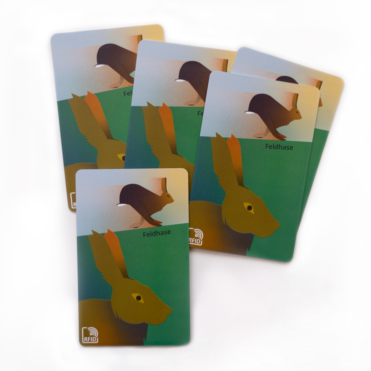 RFID-Karten Motiv "Tiere und Pflanzen"