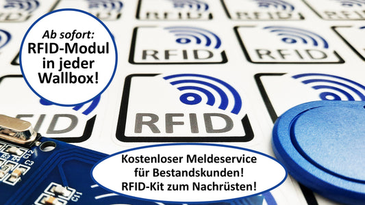 cFos Wallboxen ab sofort mit RFID ausgestattet!